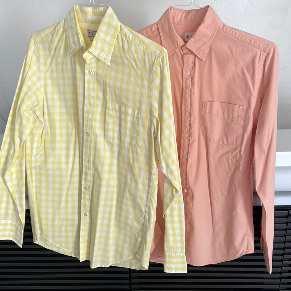 Lot of 2 J.Crew button up shirts-S